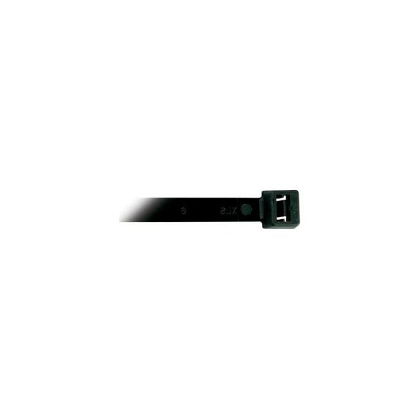 Del City Div Of Actuant Cable Tie, 48 in L, 375.5 mm Max Bundle Dia., Black, Nylon 6/6, 175 lb Strength 9649 - main
